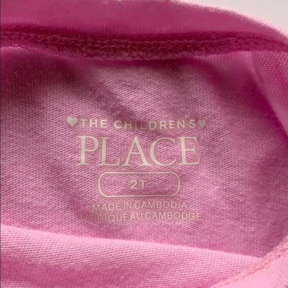 The Children’s Place Light Pink T-Shirt -2T - Picture 2 of 2